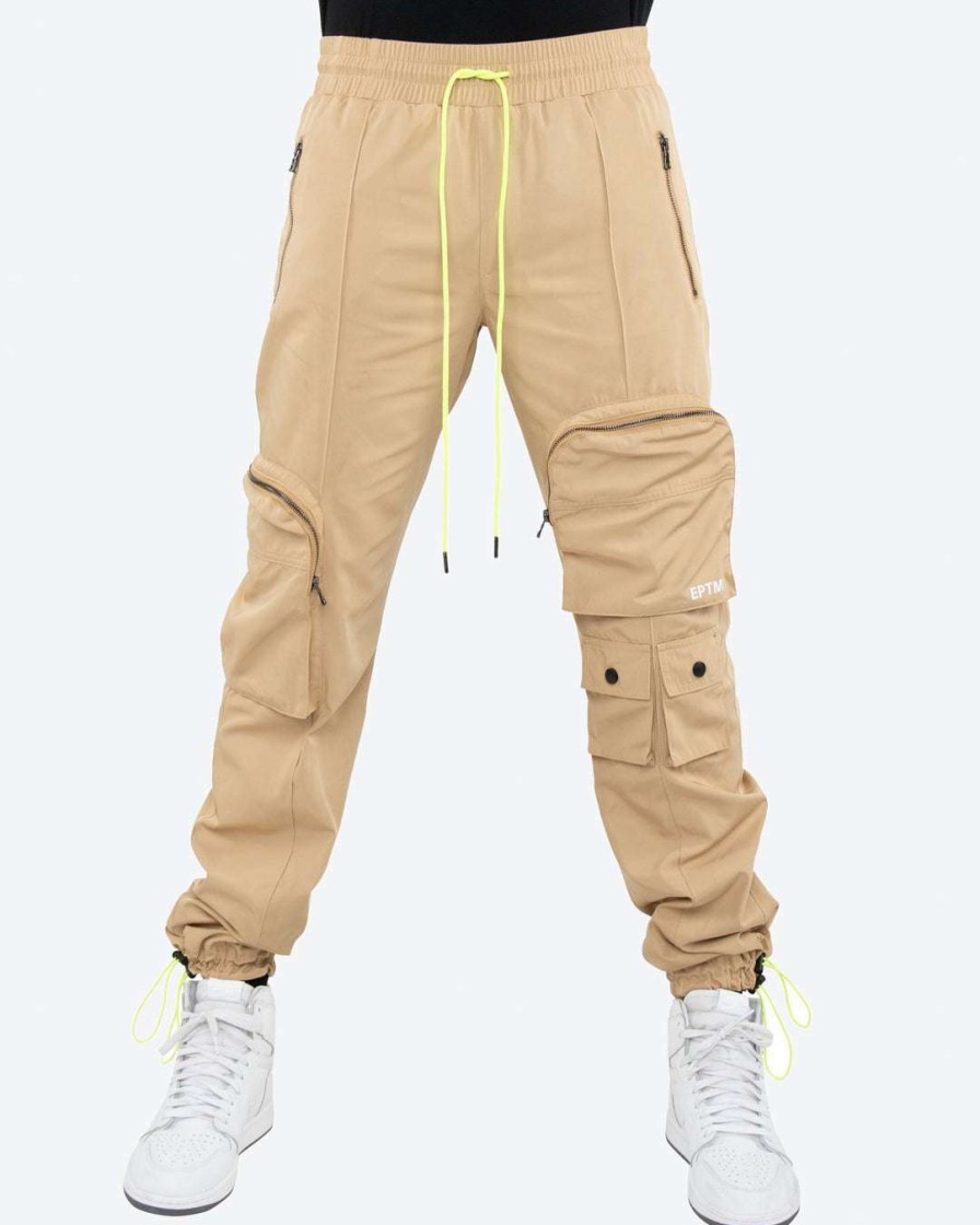 Men Eptm. | Eptm. Eptm Hyper Cargo Pants-Khaki Cargos