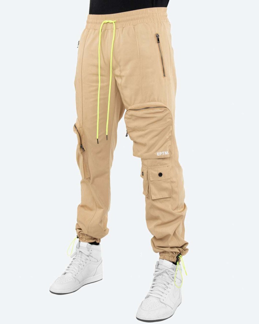 Men Eptm. | Eptm. Eptm Hyper Cargo Pants-Khaki Cargos