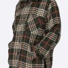 Men Eptm. | Eptm. Eptm Slit Flannel Shirt-Plaid Green