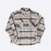 Men Eptm. | Eptm. Eptm Slit Flannel Shirt-Mohair/Almond