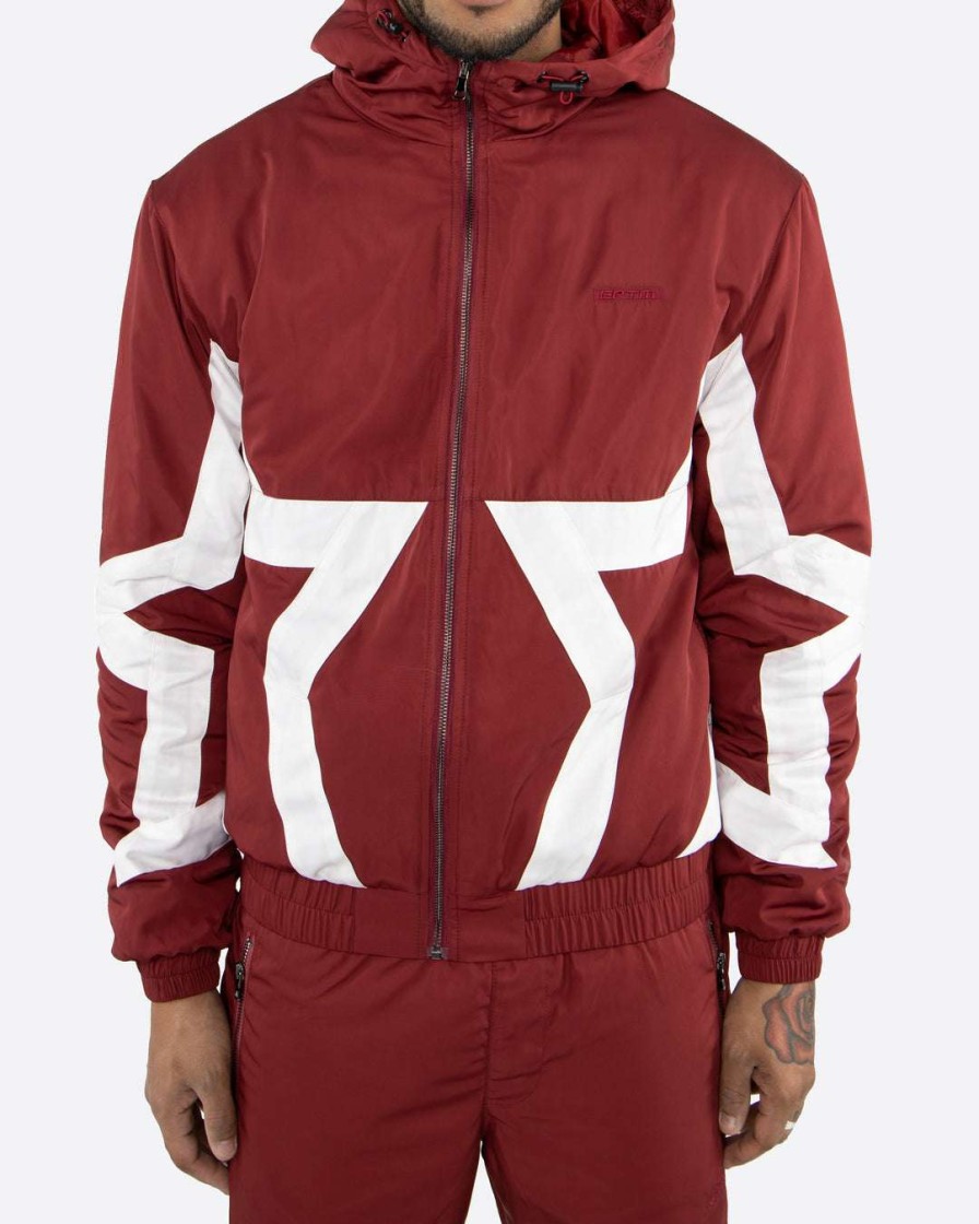 Men Eptm. | Eptm. Eptm Star Jacket-Burgundy Jackets