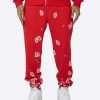 Men Eptm. | Eptm. Eptm Amoeba Print Sweatpants-Red Sweats