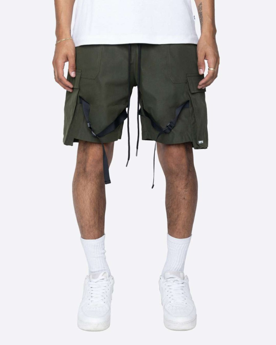 Men Eptm. | Eptm. Eptm Strap Cargo Shorts-Olive