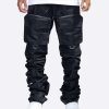 Men Eptm. | Eptm. Eptm Stacked Flare Cargos-Black