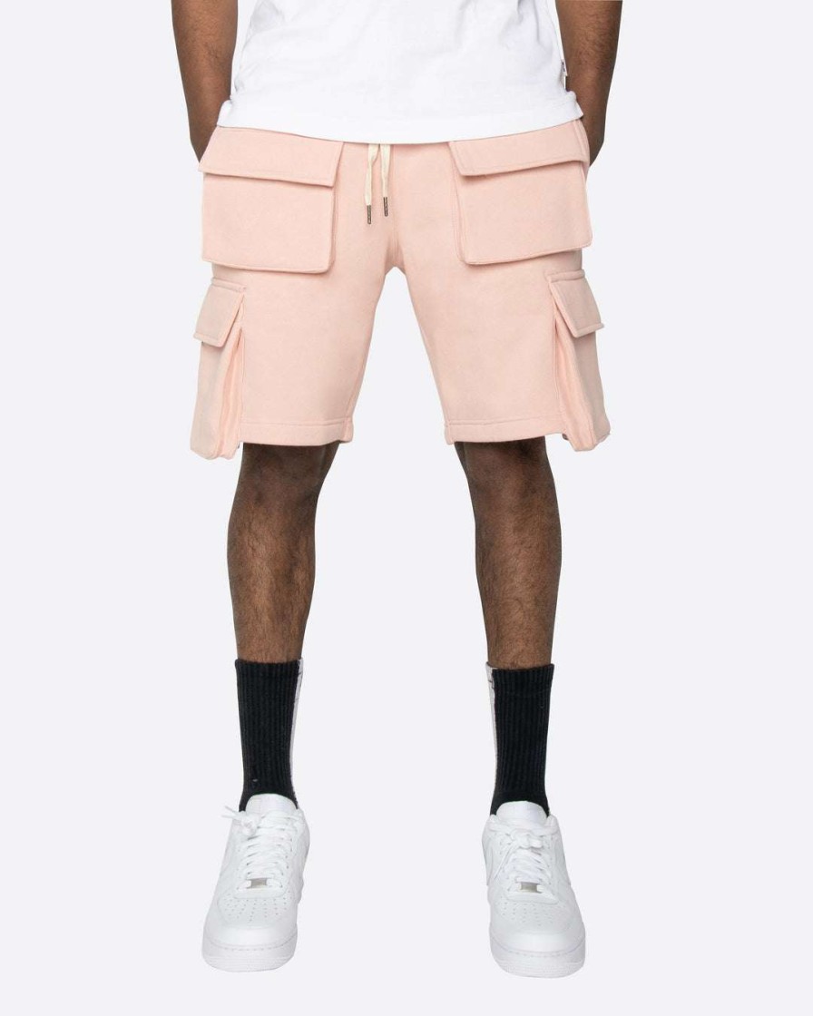 Men Eptm. | Eptm. Eptm Fleece Cargo Shorts-Dusty Pink