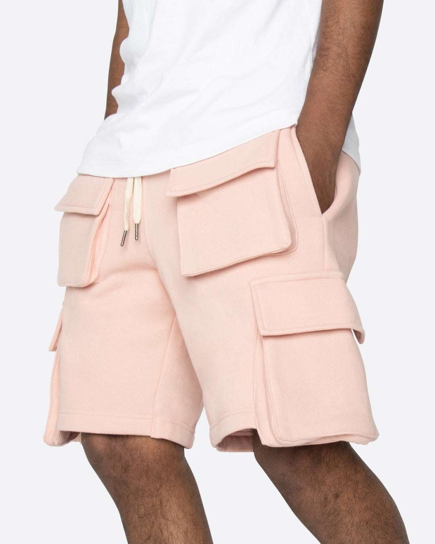 Men Eptm. | Eptm. Eptm Fleece Cargo Shorts-Dusty Pink