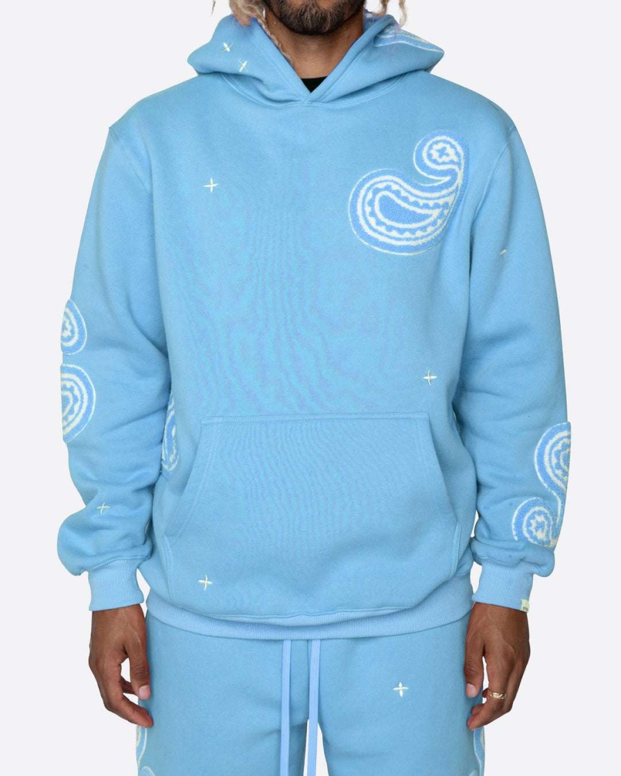 Men Eptm. | Eptm. Hoodies Eptm Paisley Hoodie-Baby Blue