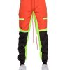 Men Eptm. | Eptm. Eptm Color Block Windbreaker Pants-Orange/Black