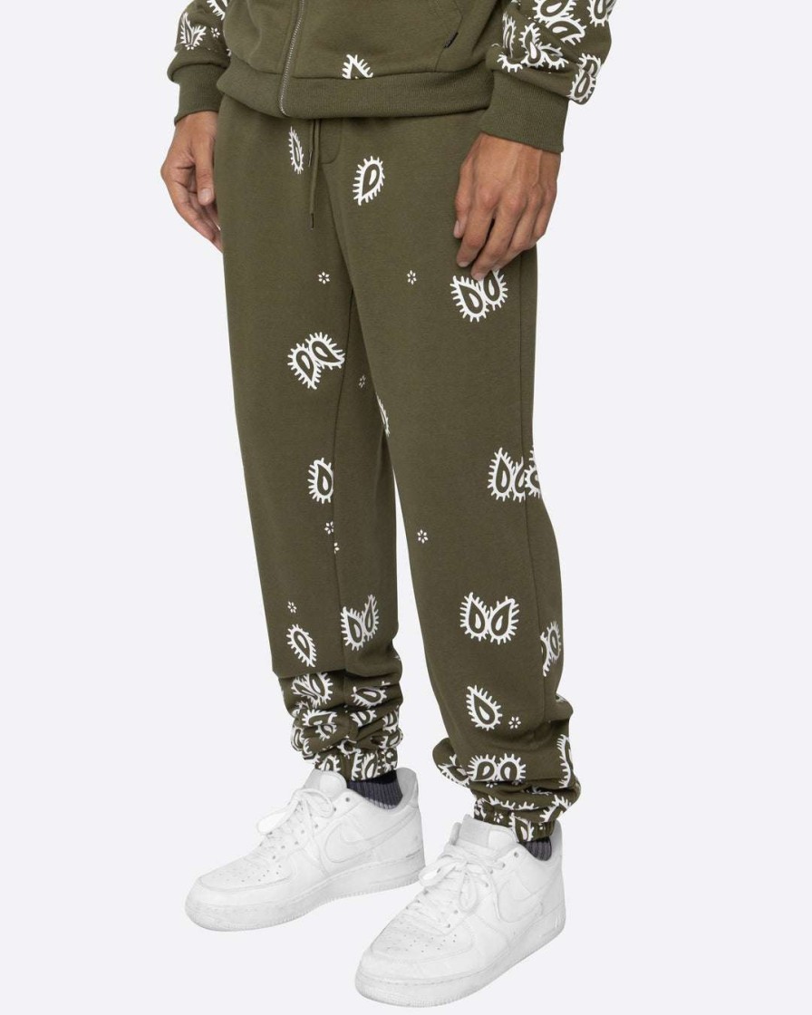 Men Eptm. | Eptm. Eptm Amoeba Print Sweatpants-Olive