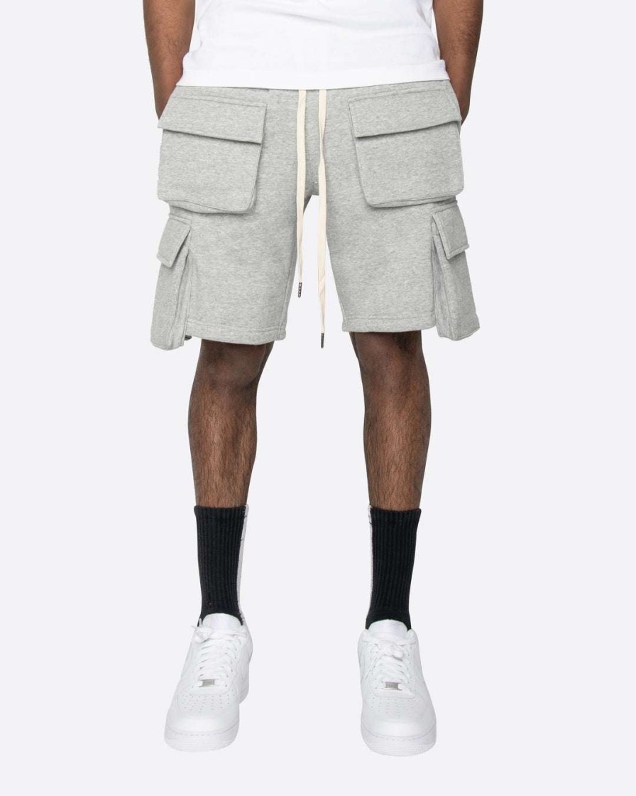 Men Eptm. | Eptm. Eptm Fleece Cargo Shorts-Heather Grey