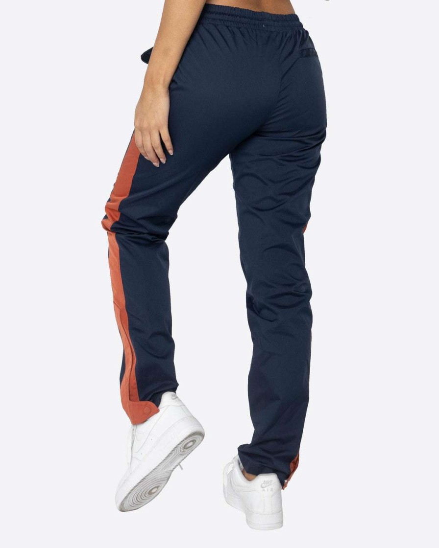 Women Eptm. | Eptm. Bottoms Eptm Women Nylon Basic Track Pants-Navy/Rust