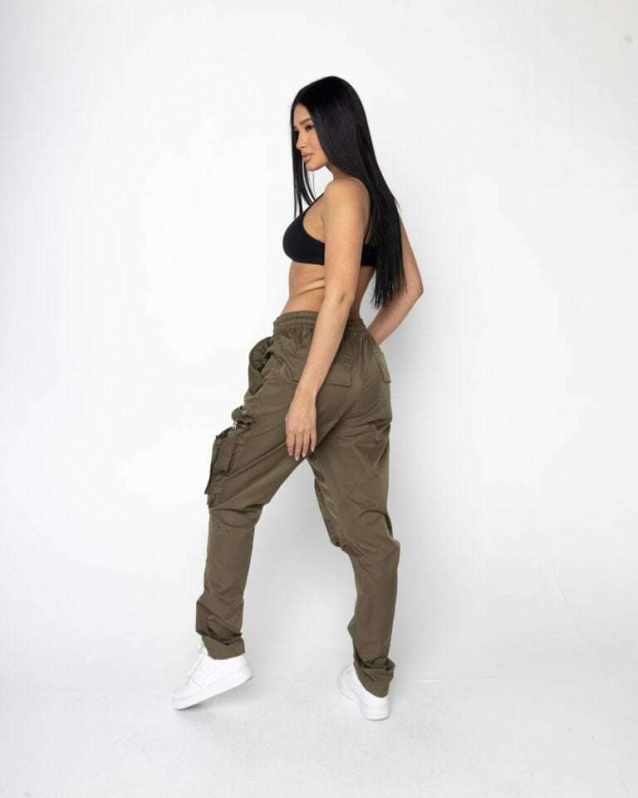 Women Eptm. | Eptm. Bottoms Eptm Women Bomber Cargo Pants-Olive