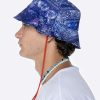 Accessories Eptm. | Eptm. Accessories Eptm Tie Dyed Bandana Bucket Hat-Navy