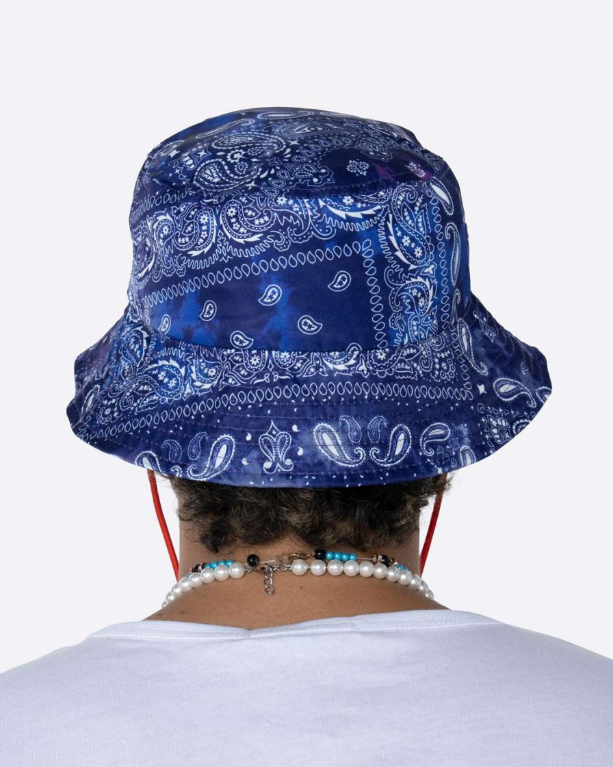 Accessories Eptm. | Eptm. Accessories Eptm Tie Dyed Bandana Bucket Hat-Navy