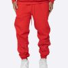 Men Eptm. | Eptm. Eptm Hand Stitched Flame Sweatpants-Red/White