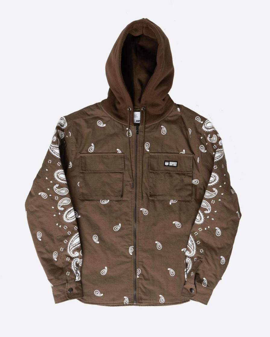 Men Eptm. | Eptm. Jackets Dave East Ftd Bandana Jacket-Brown