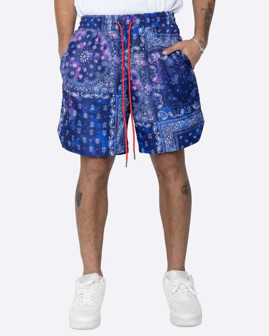 Men Eptm. | Eptm. Eptm Tie Dyed Bandana Shorts-Navy