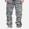 Men Eptm. | Eptm. Eptm Stacked Flare Cargos-Grey