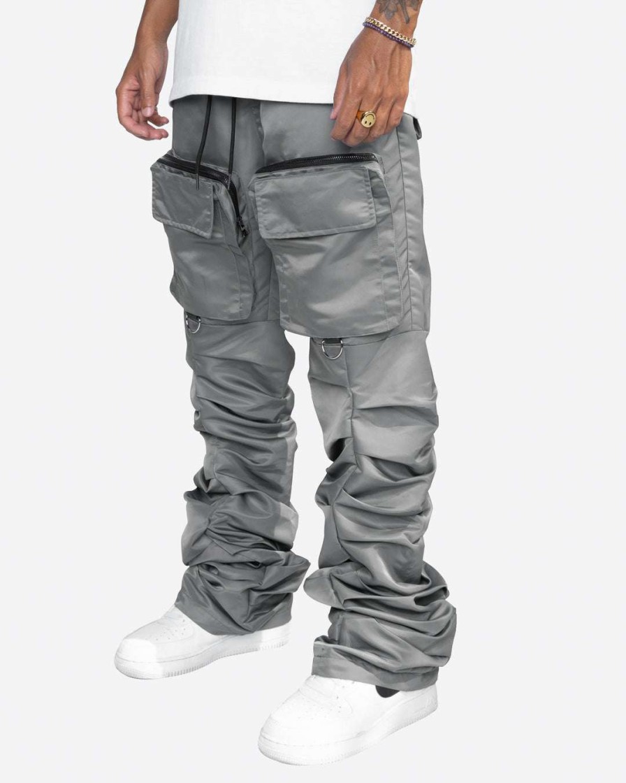 Men Eptm. | Eptm. Eptm Stacked Flare Cargos-Grey