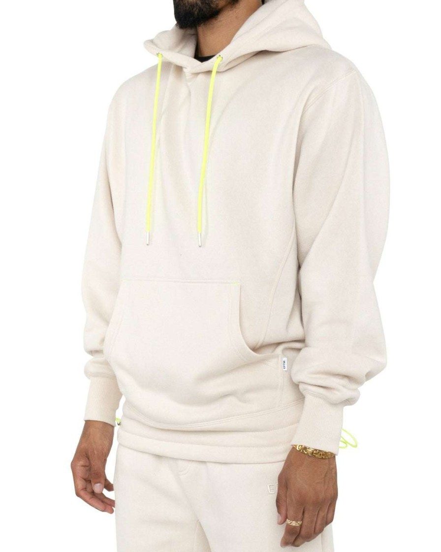 Men Eptm. | Eptm. Eptm Hyper Fleece Hoodie-Cream Hoodies