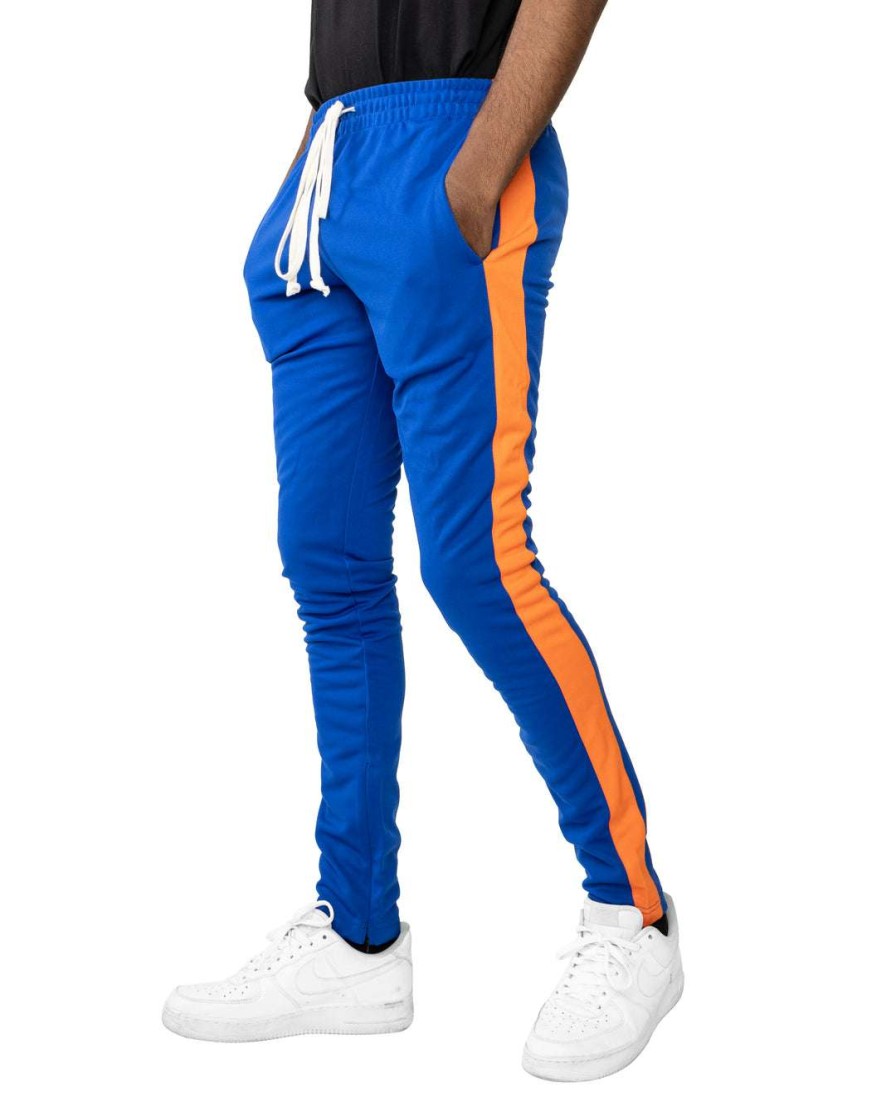 Men Eptm. | Eptm. Eptm Track Pants-Blue/Orange