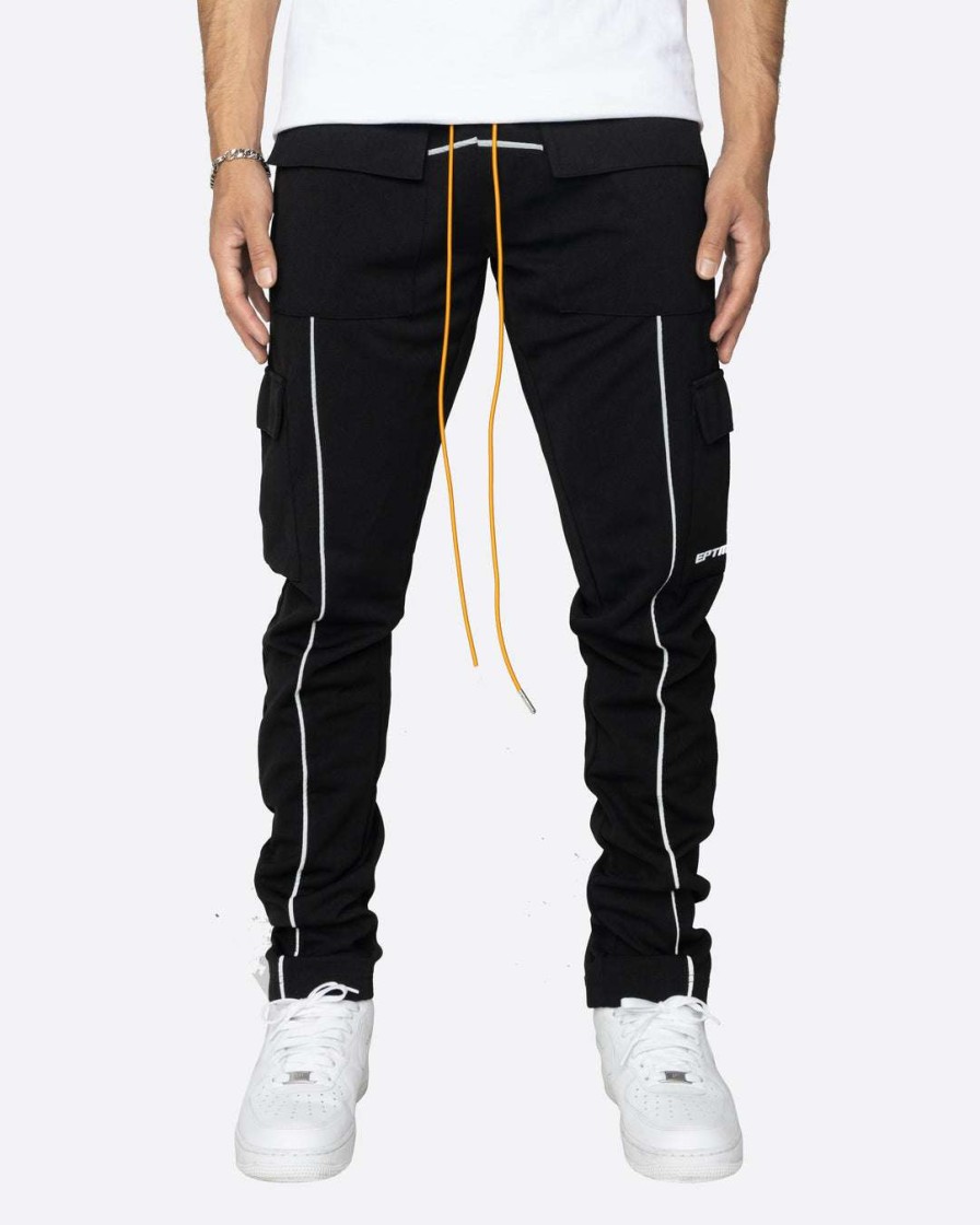 Men Eptm. | Eptm. Eptm Reflective Piping Cargo Pants 3.0-Black