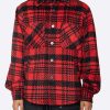 Men Eptm. | Eptm. Eptm Slit Flannel Shirt-Modern Red Shirts