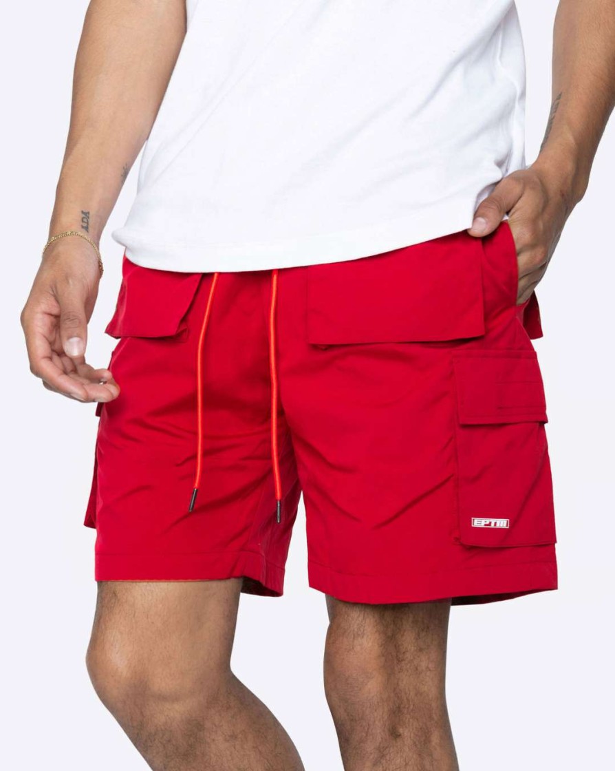 Men Eptm. | Eptm. Eptm Snap Cargo Shorts-Red