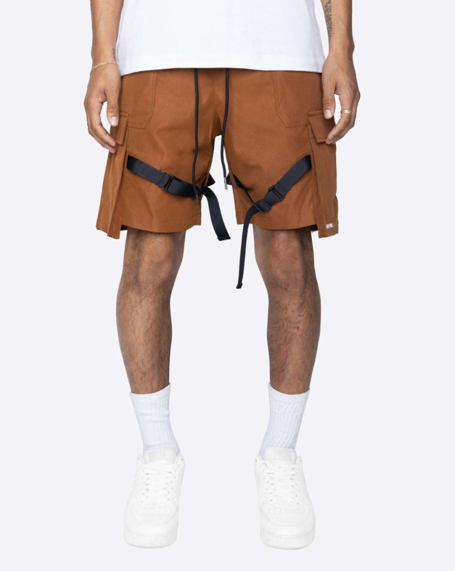 Men Eptm. | Eptm. Eptm Strap Cargo Shorts-Brown