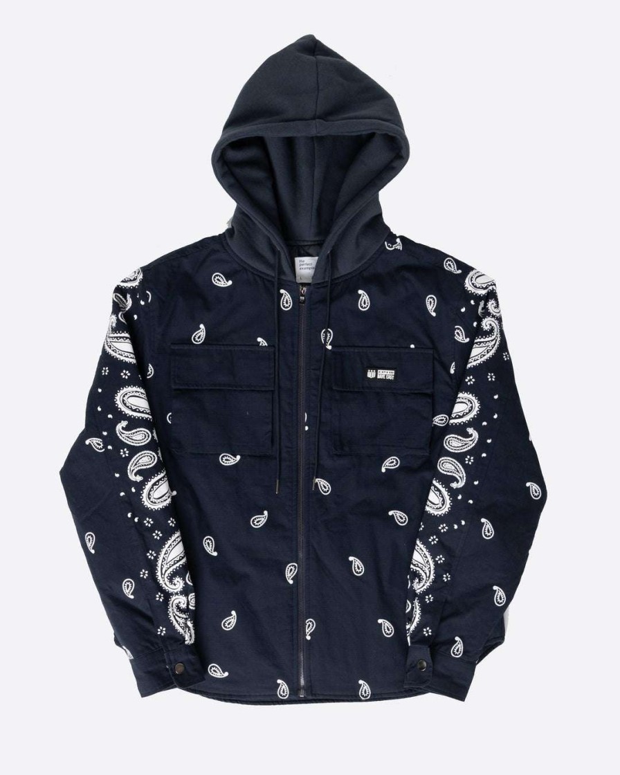 Men Eptm. | Eptm. Jackets Dave East Ftd Bandana Jacket-Navy