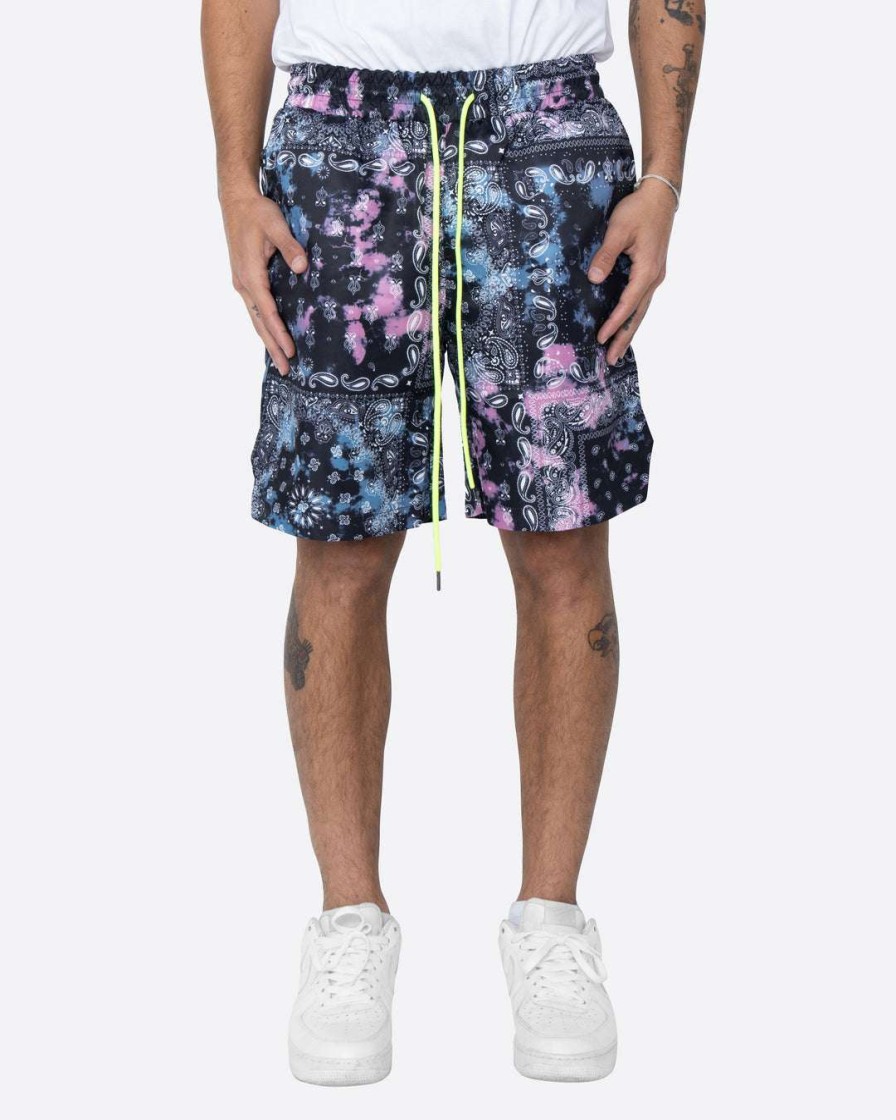 Men Eptm. | Eptm. Eptm Tie Dyed Bandana Shorts-Black