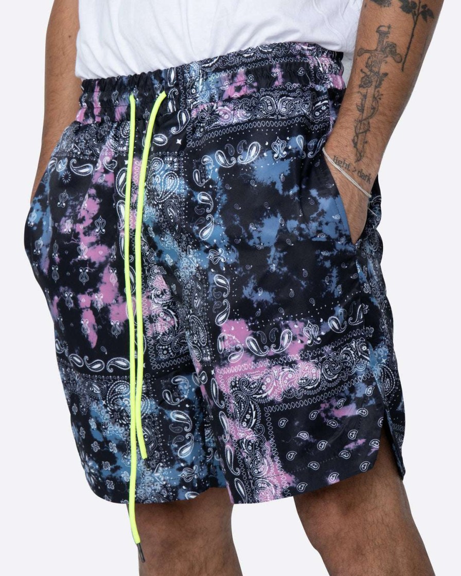 Men Eptm. | Eptm. Eptm Tie Dyed Bandana Shorts-Black