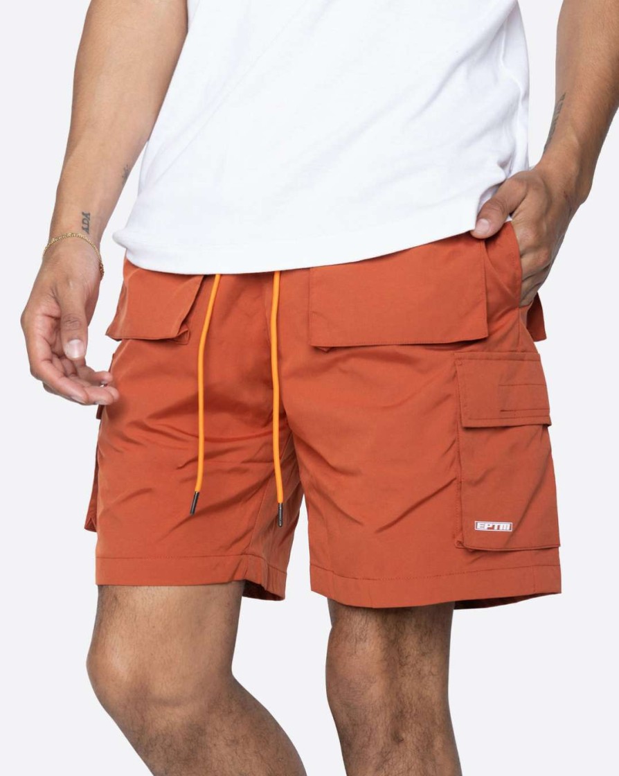 Men Eptm. | Eptm. Eptm Snap Cargo Shorts-Rust