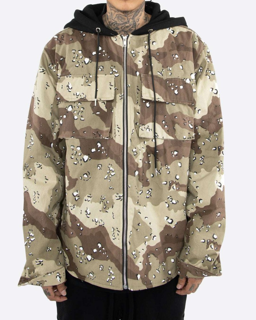 Men Eptm. | Eptm. Eptm Hood Jacket-Desert Camo Jackets