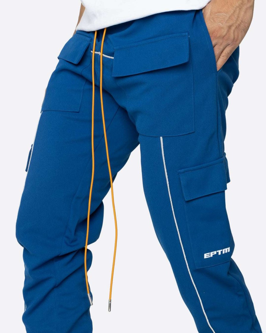 Men Eptm. | Eptm. Eptm Reflective Piping Cargo Pants 3.0-Royal Blue