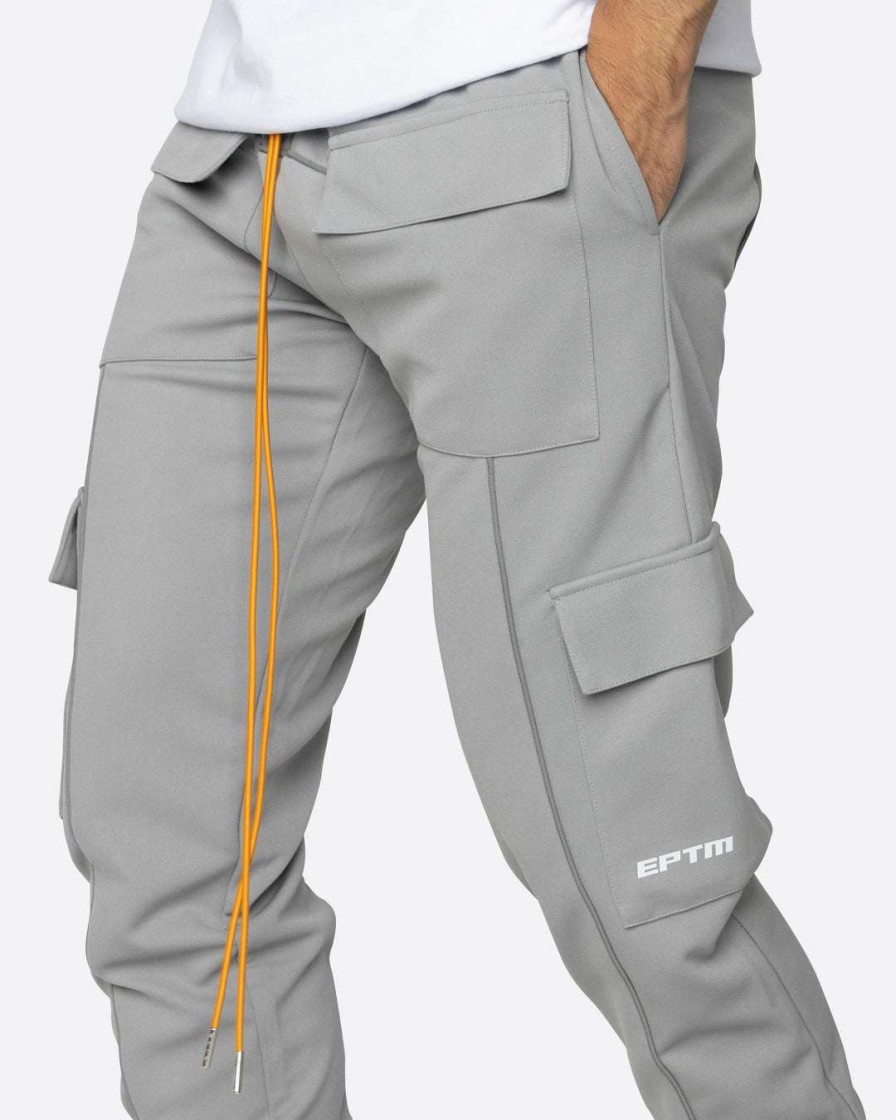 Men Eptm. | Eptm. Eptm Reflective Piping Cargo Pants 3.0-Grey Cargos