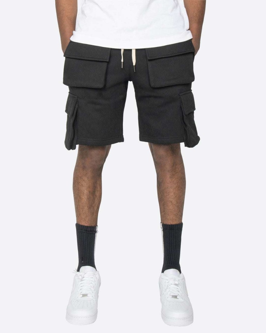 Men Eptm. | Eptm. Eptm Fleece Cargo Shorts-Black