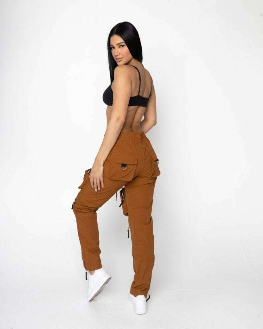 Women Eptm. | Eptm. Bottoms Eptm Women C4 Cargo Pants-Brown