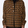 Men Eptm. | Eptm. Shirts Eptm Slit Flannel Shirt- Vintage Brown