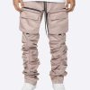 Men Eptm. | Eptm. Eptm Stacked Flare Cargos-Dusty Pink