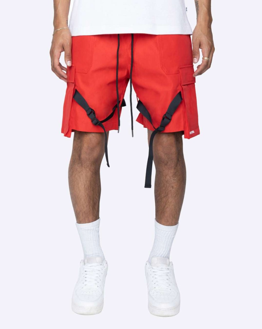 Men Eptm. | Eptm. Eptm Strap Cargo Shorts-Red