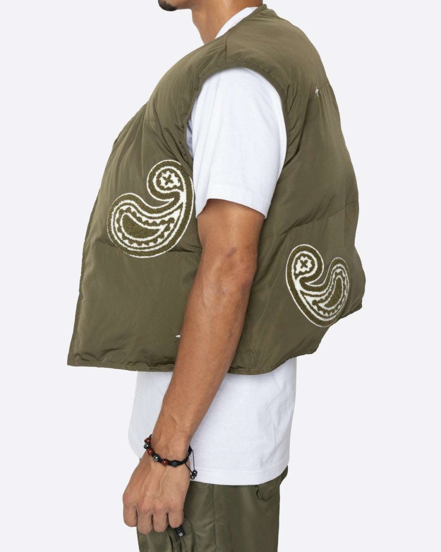 Men Eptm. | Eptm. Eptm Puffer Vest (Reversible )Olive Vests