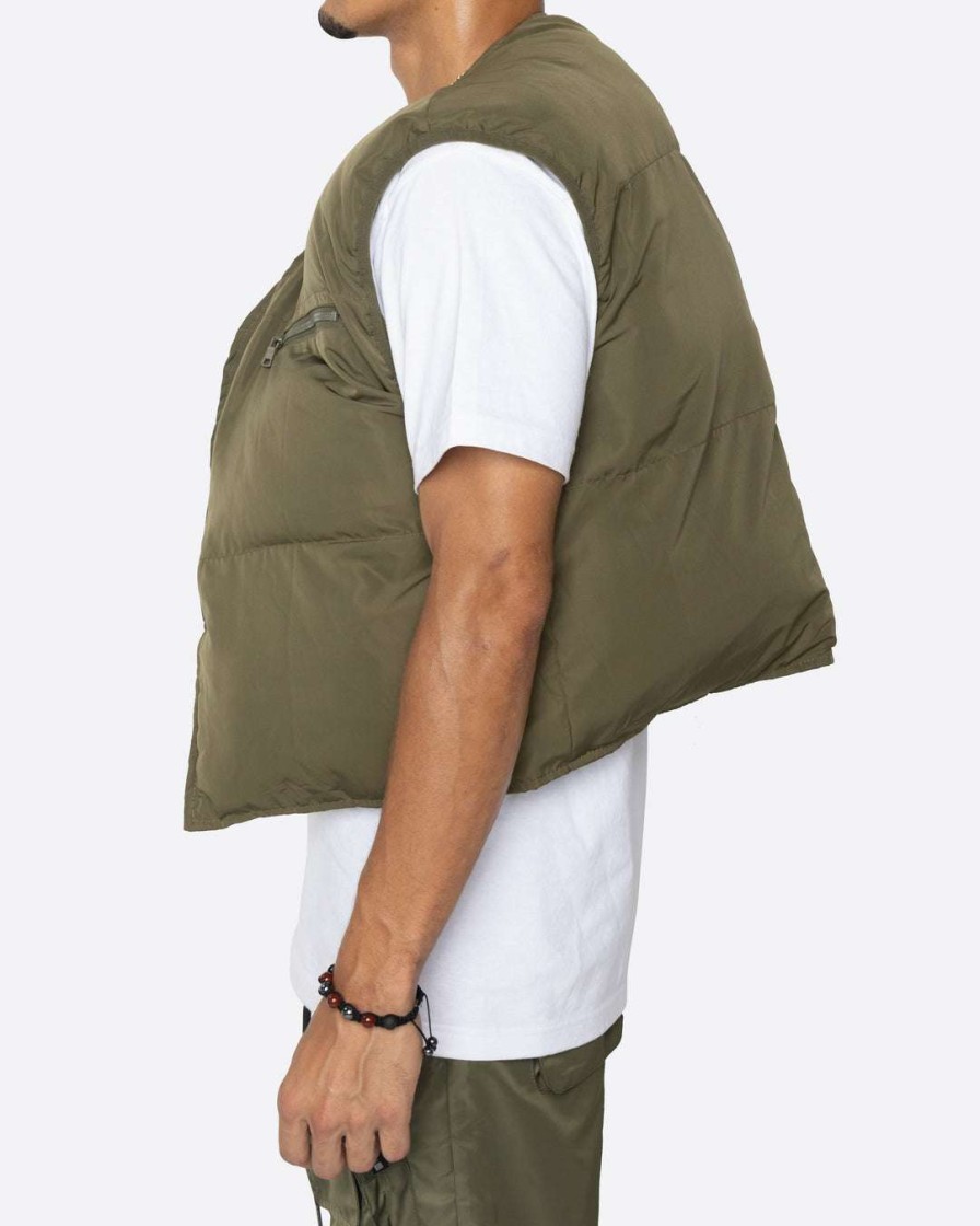 Men Eptm. | Eptm. Eptm Puffer Vest (Reversible )Olive Vests