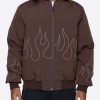 Men Eptm. | Eptm. Eptm Flame Stitch Bomber Jacket-Brown Jackets