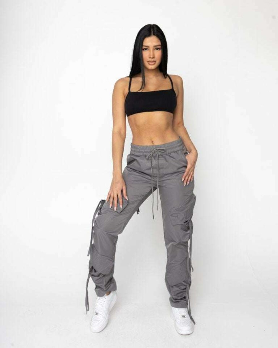 Women Eptm. | Eptm. Eptm Women Joomuni Cargo Pants-Charcoal Bottoms