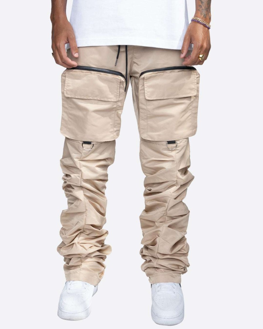 Men Eptm. | Eptm. Eptm Stacked Flare Cargos-Khaki