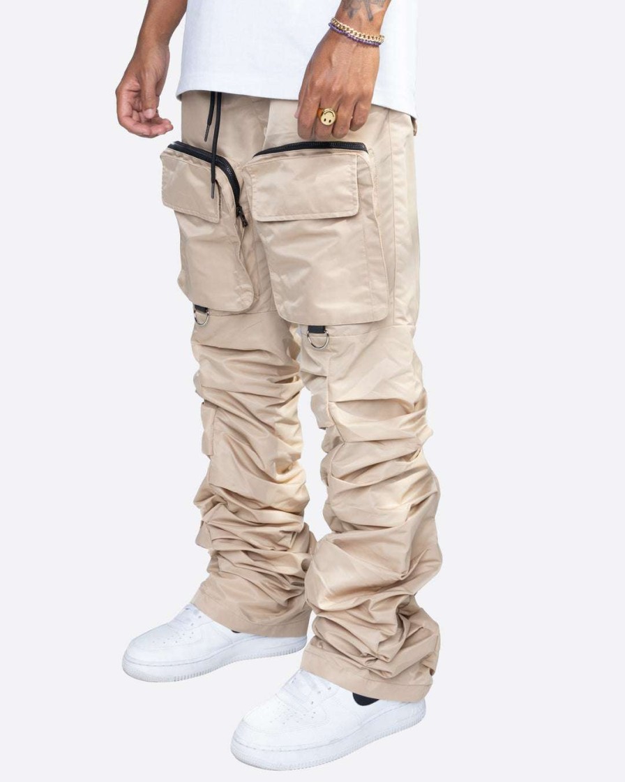 Men Eptm. | Eptm. Eptm Stacked Flare Cargos-Khaki