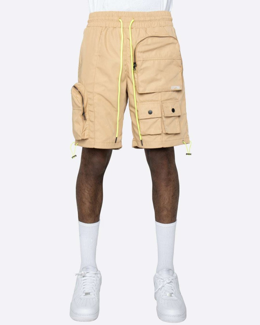 Men Eptm. | Eptm. Eptm Hyper Cargo Shorts-Khaki