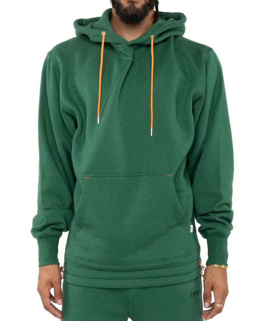 Men Eptm. | Eptm. Eptm Hyper Fleece Hoodie-Hunter Green Hoodies