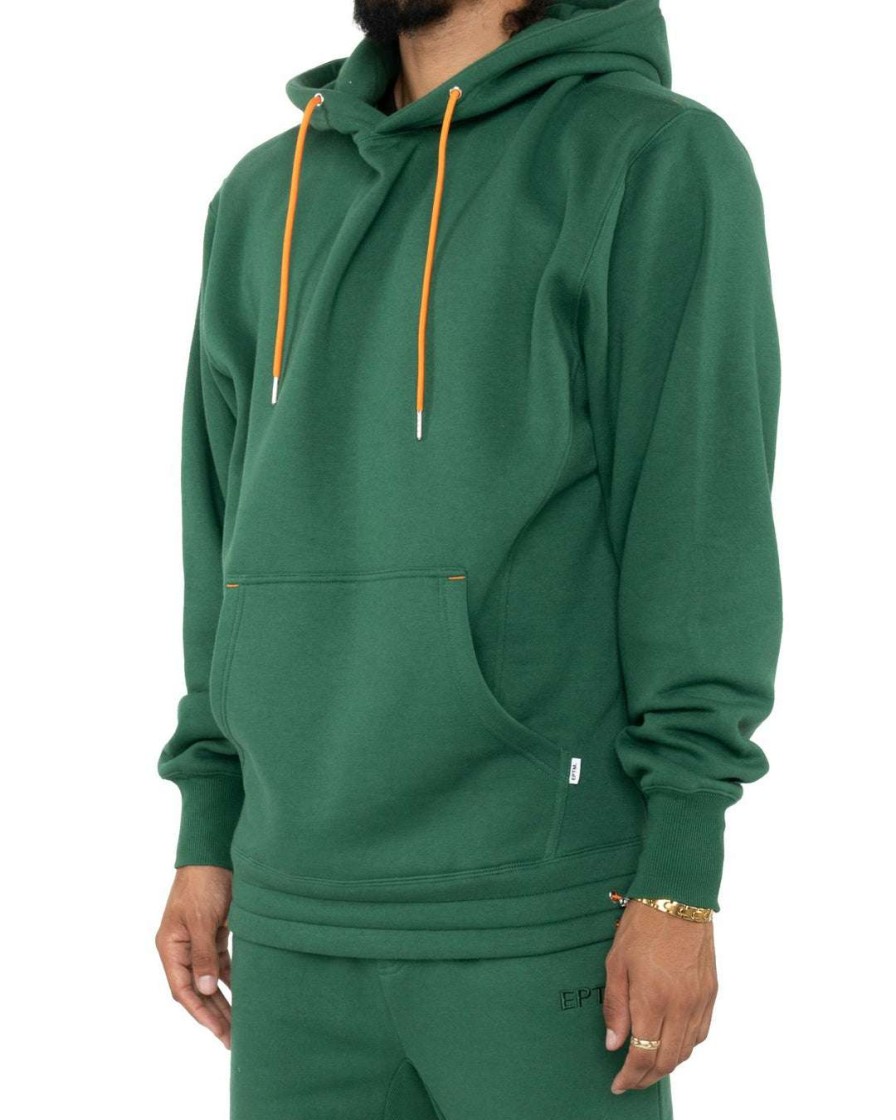 Men Eptm. | Eptm. Eptm Hyper Fleece Hoodie-Hunter Green Hoodies